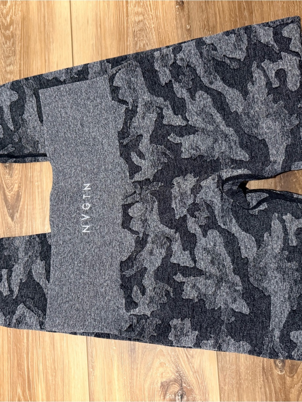 EUC - NVGTN Signature 2.0 Grey Camouflage Athletic Leggings